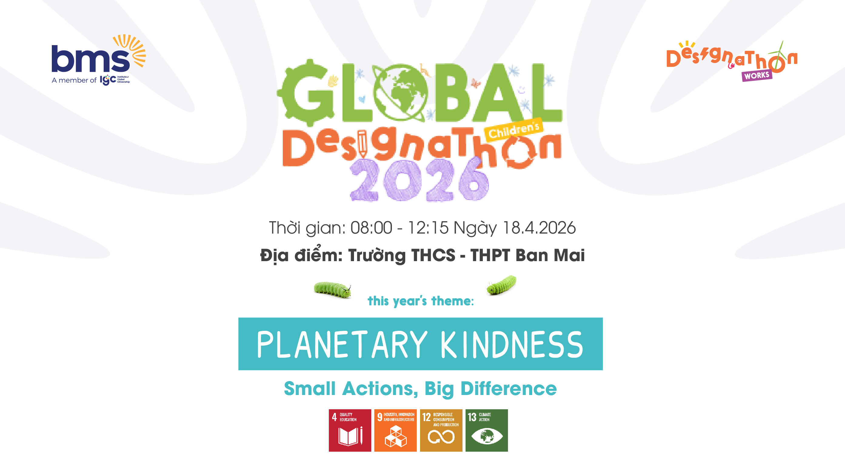 Sự kiện Khoa học Giáo dục STEM Quốc tế Global Children’s Designathon 2026 – “Planetary Kindness”